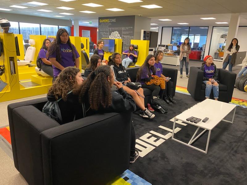 nlmusd's tweet photo. The Norwalk HS Girls Who Code club had a great time visiting Activision Friday.  What an awesome opportunity to make a connection between what they are learning in the classroom to the many careers in the industry.  #nlmusd #futureready https://t.co/5FCAKMiOb4