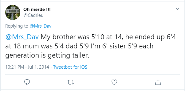 bob_fact's tweet photo. Bobs brother was not that tall.  His sister was that tall.  His dad left when Bob was 3, so his height is likely an estimate. https://t.co/FcXwQMOLVh