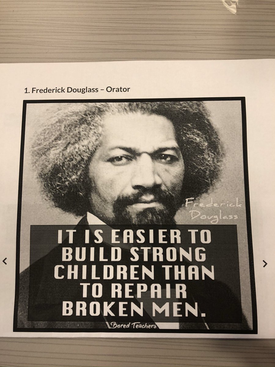 HHE_Library's tweet photo. Celebrating Black History Month by focusing on an African Americans who have influenced our country in a big way on announcements this month. Today we celebrated Fredrick Douglas. @bisdhhe #huskypride #birdvillelibraries #birdvillenest #BlackHistoryMonth https://t.co/SVbUnItH02