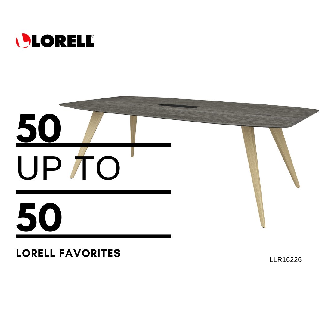 LorellFurniture's tweet photo. Day 9 of We ♥️ Lorell : 96"W Relevance Conference Table
And another one. Wood base + Multiple table tops= Unlimited options 😊
Want to see the whole series? click here: https://t.co/dNqgKV426p
#Lorell #welovelorell #SPRFurniture #officefurniture https://t.co/NqVgeZV8MM
