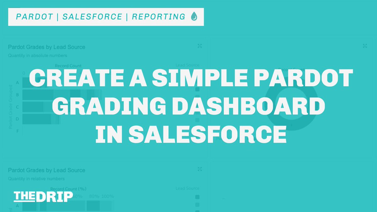 thedriptech's tweet image. Create a Simple #Pardot Grading Dashboard in #Salesforce
bit.ly/2RO304y