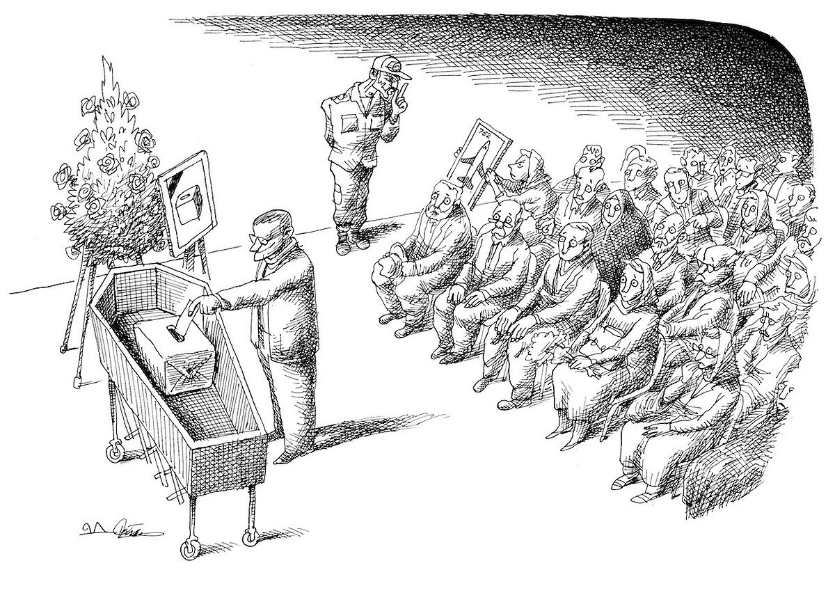 IOHRIran's tweet photo. انتخابات نمایشی برای جشن دیکتاتوری در ایران 
#ایران #انتخابات #نه_به_دیکتاتوری
#Iranelections https://t.co/RaWpauDTq6