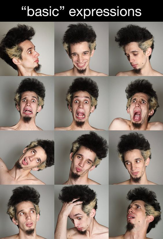@komori_art Aqui tienes expresiones de rostro tanto de joven adulto , adulto y viejo