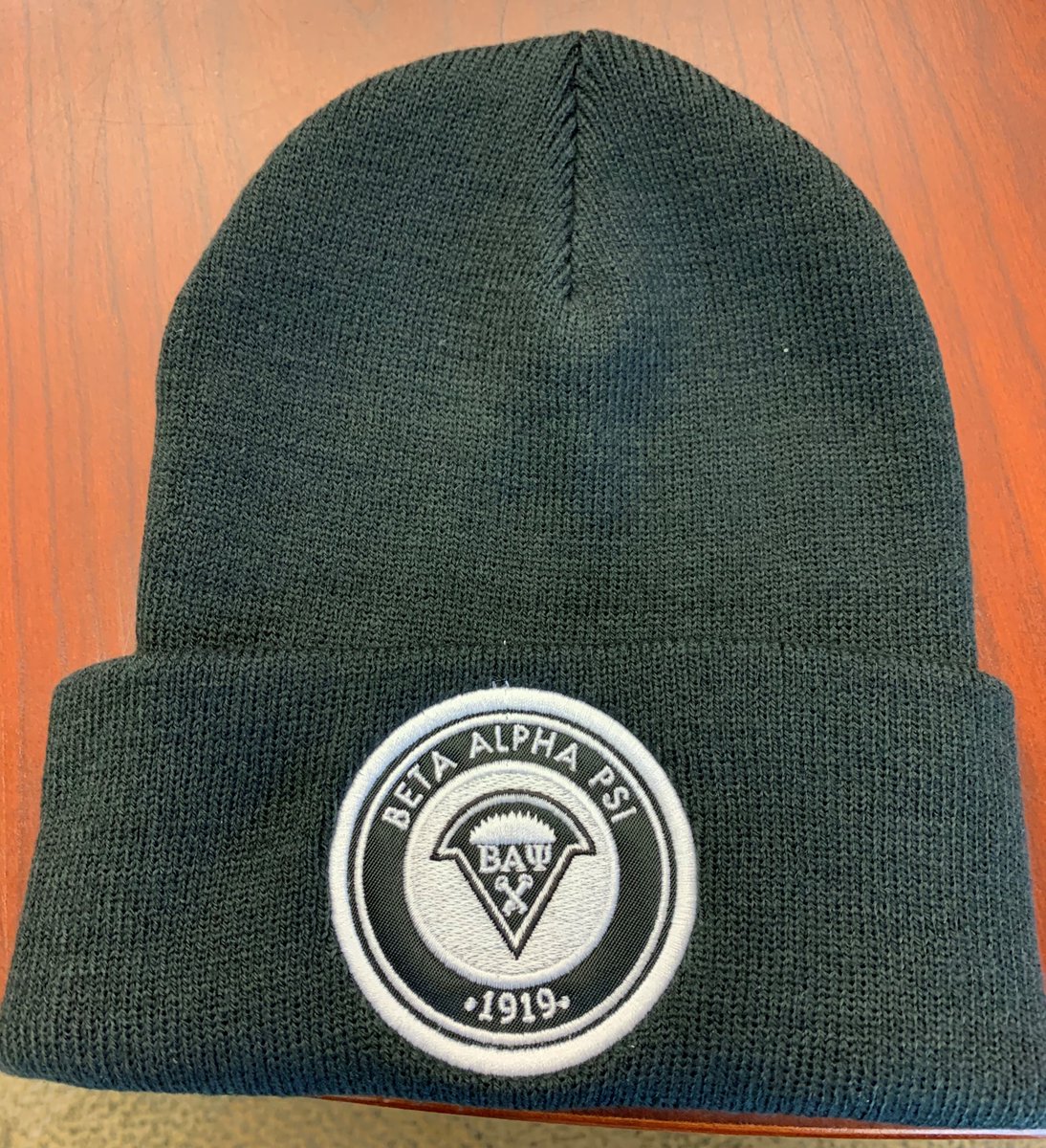 _BetaAlphaPsi's tweet photo. Today is the day! 
One of the #BAPRegional Meeting giveaways is... a BAP winter beanie! Great job to everyone who guessed! See you soon at the regional meetings! (Executive Office staff modeling the beanies) https://t.co/6RGAvrTmvN