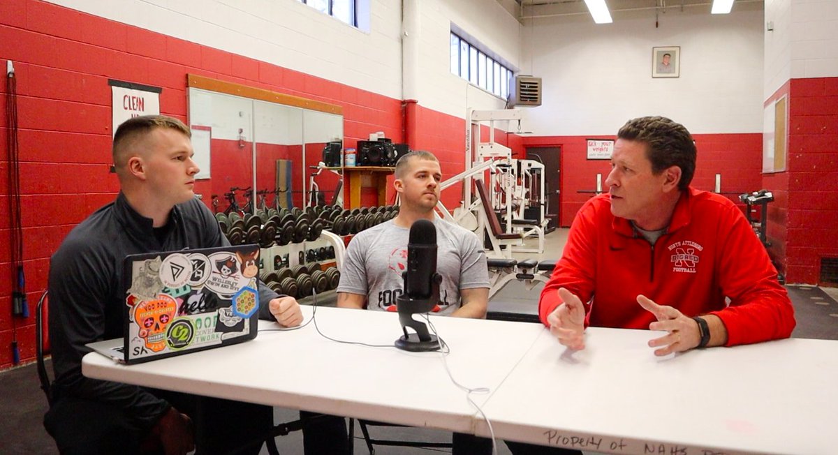 Took a field trip down to North Attleboro to record a great episode of <a href="/PLT4M/">PLT4M</a> #ChalkTalk with Head Coach Don Johnson and Strength Coach Kevin Mahoney. 

We talk about the power of training as a team. Thanks for having me!