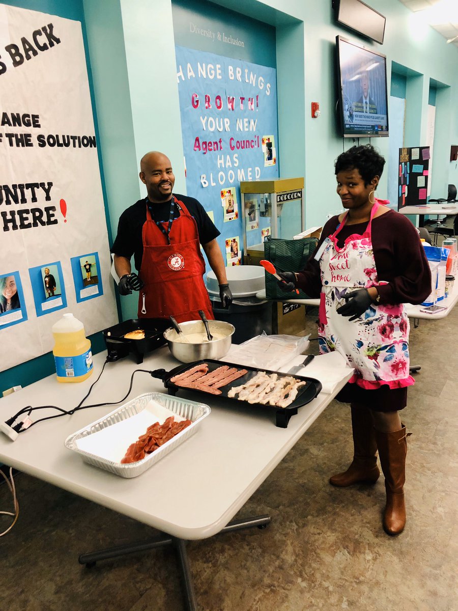 Thank you <a href="/only1kandyland/">Kandy Fletcher</a> and <a href="/AlemsegedStarl1/">Alemseged Starling</a> for cooking your teams breakfast this morning, it smelled delicious in here allllll day! #TrustTheProcess #LifeAtATT #HuntsvilleRockets <a href="/AttRedman/">Chris Redman</a> <a href="/rwtt_85/">??</a> <a href="/JamaicaMalbrea1/">Jamaica Malbreaux</a>
