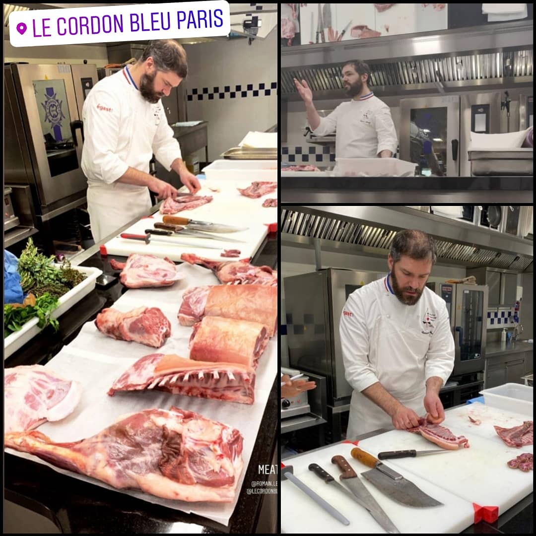 romain_leboeuf's tweet photo. Super moment à l'institut #LeCordonBleu lors de ma #démonstration sur le thème de l'#agneau sur invitation de #EricBriffard (#MOF 1994) 🇫🇷

TRANSMISSION = SAVOIR-FAIRE 👌

#RomainLBF #Merci #EricBriffard #SuperProf #LeCordonBleu #Gastronomie #Cuisine #Patrimoine #Culture #Partage https://t.co/M5MbiqBrU9