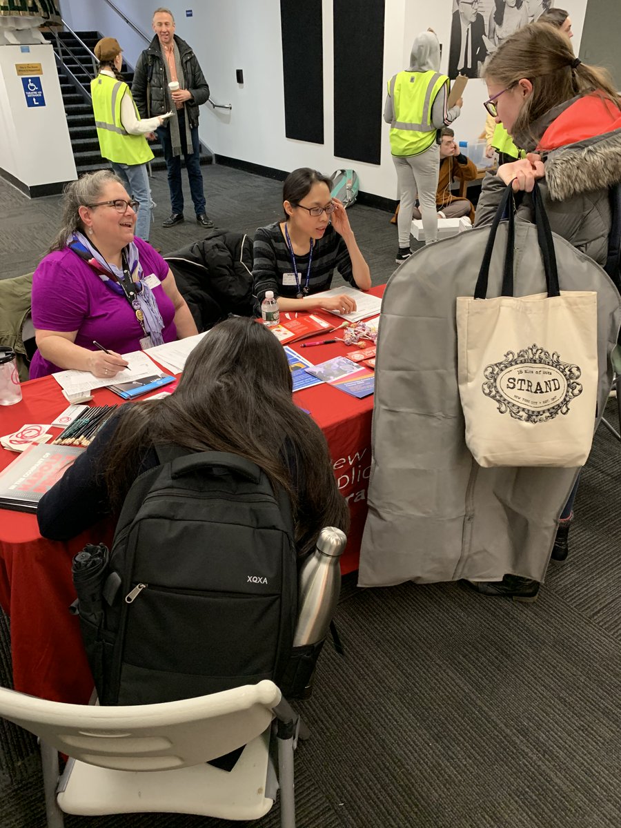 nyplmusic's tweet photo. Just back from a Library Card Sign up session at @AMDAOfficial (NYC) with Michelle from @NYPLRiverside - we got *65* new library card holders in 2 hours. Thank you to Music Librarian Sarah White for inviting us! @nypl_lpa @nypl #NewLibraryCardHolders #MoreReaders #WeWillBeBack https://t.co/pnYdjiuMtI