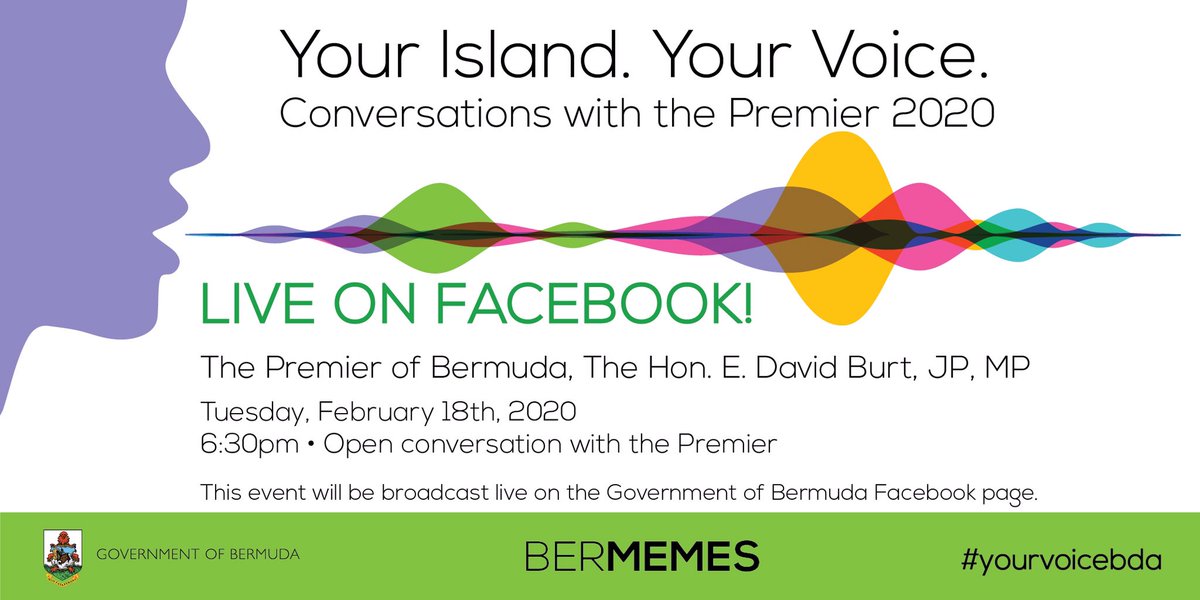 BermudaPremier's tweet photo. We are LIVE on The Government of Bermuda Facebook page. https://t.co/4KAKuuc0jk