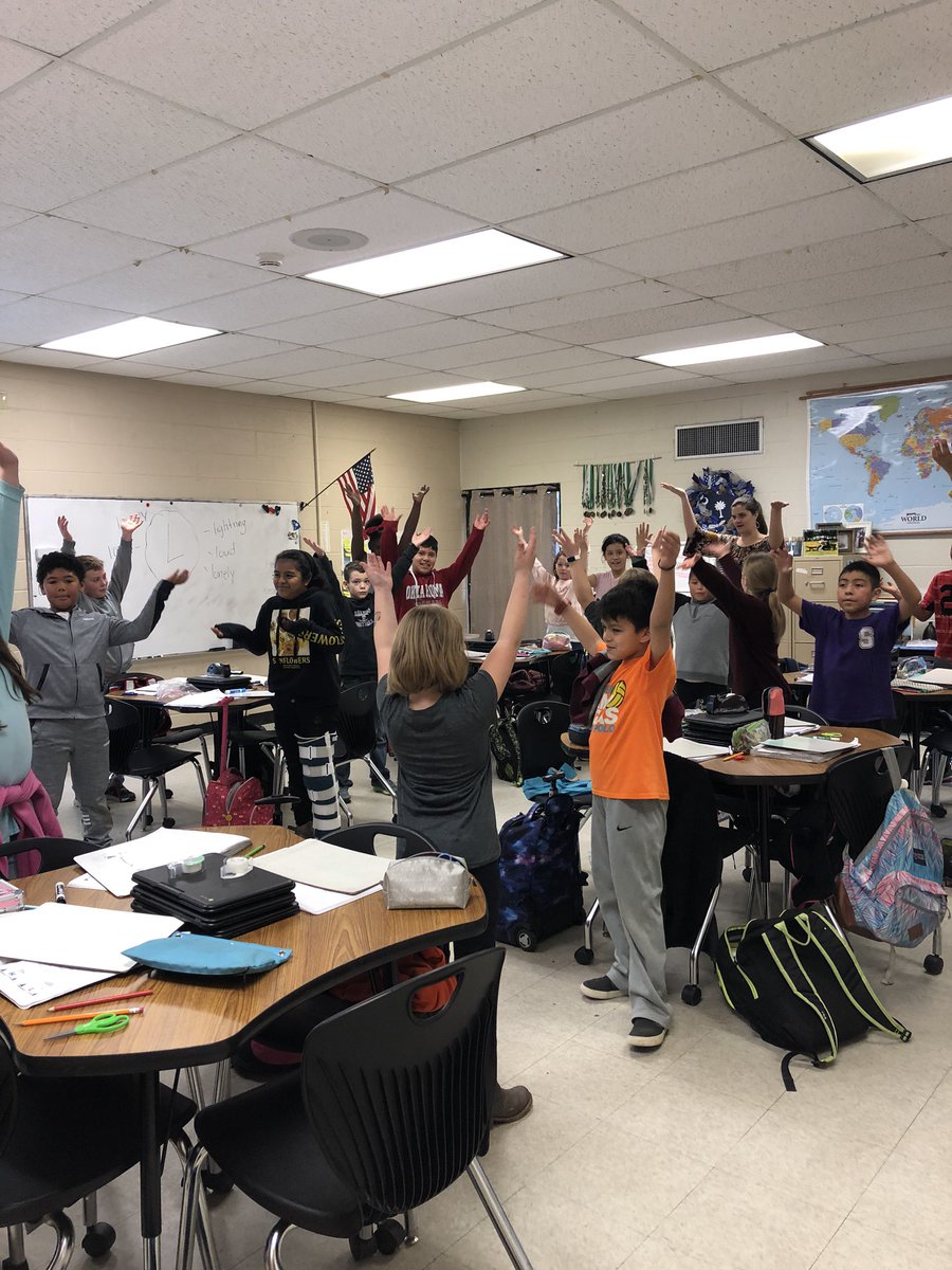 First day back after being <a href="/ronclarkacademy/">Ron Clark Academy</a> and Mrs.Shealy and Mrs. Thompson were implementing what they learned such as using movement with vocabulary like <a href="/heykoreycollins/">Korey Collins | vocab expert</a> did! #RCAinspired #RonClarkAcademy  <a href="/saludaschools/">SaludaCountySchools</a> <a href="/HESHORNETSROCK/">Hollywood Elementary School</a>