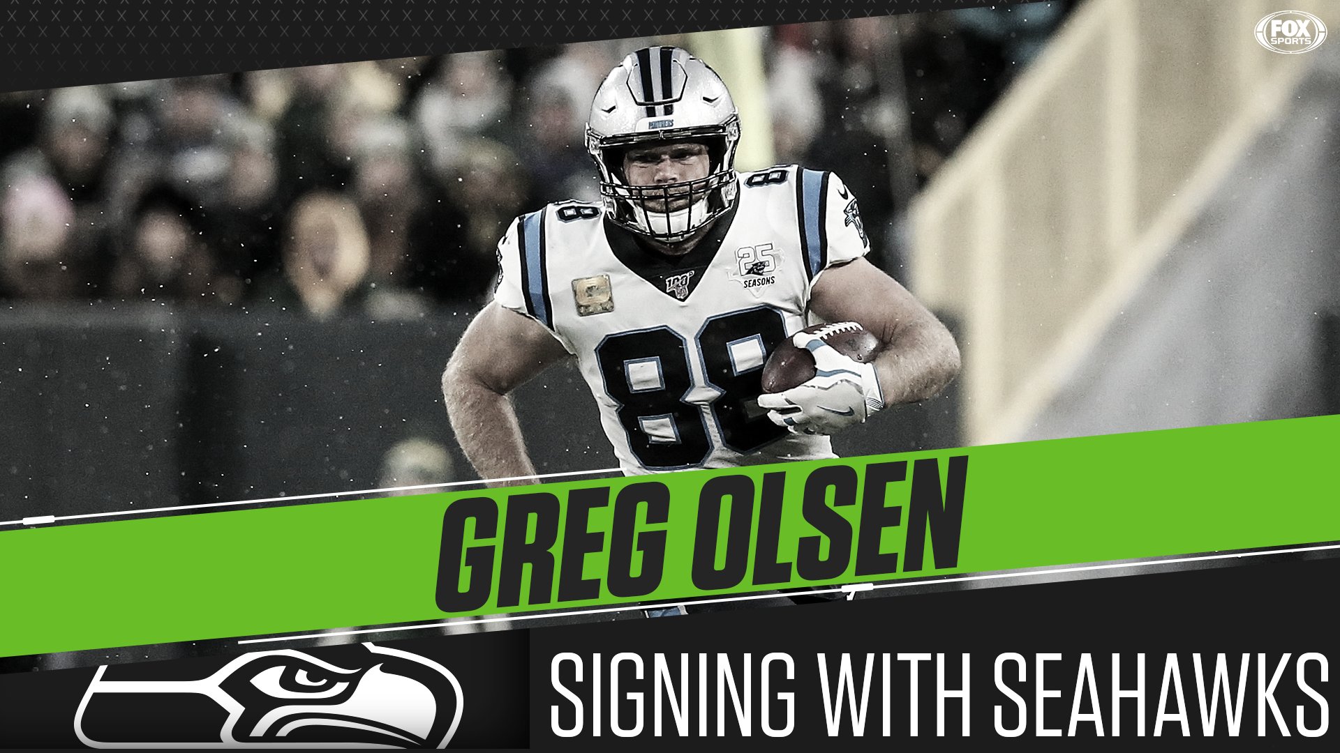 FOX Sports: NFL on X: 'Breaking: Former Panthers TE Greg Olsen is signing a  1-year, $7 million deal with the @Seahawks. (via @AdamSchefter)   / X