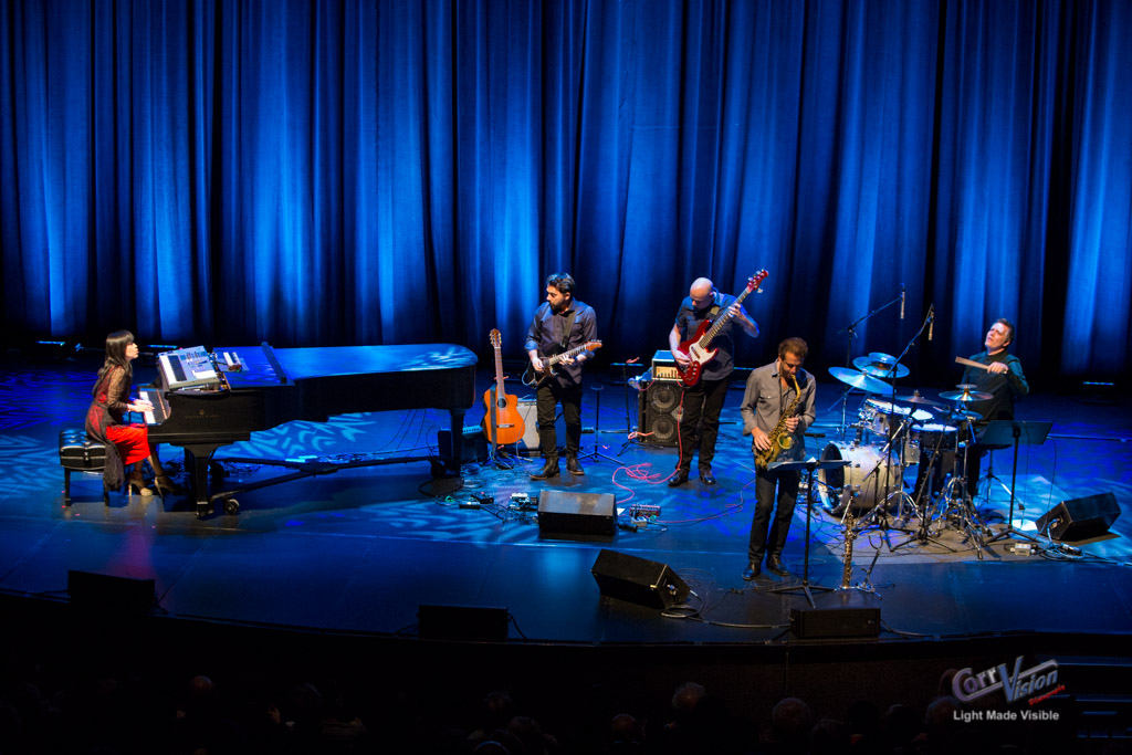 MinkenLaw's tweet photo. The #MinkenEmploymentLawyers #AllThatJazzSeries was proud to present @keikomatsui,  with special guest @EricMarienthal on the #saxophone, at the #FlatoMarkhamTheatre. A huge thank you to Keiko, Eric and the band for a #wonderfulperformance! #JazzNight #SupportMusic #SupportTalent https://t.co/L4LB0DhqhH
