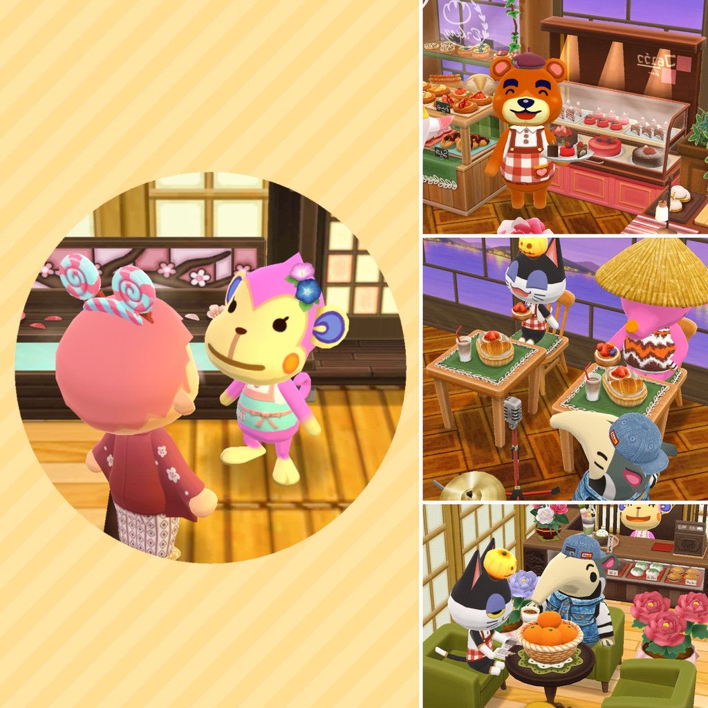 AndreuCalaf's tweet photo. ✨Welcome to my cabin!!✨
There's a #ACPCCafe downstairs ☕🍰 and a bath house up, 🎍🏯both fantastic to have a relaxing moment in your spare time! :)
@Pocket_Camp https://t.co/aj2Z7DhX5z