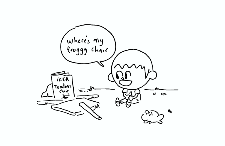 me figuring out the crafting mechanics in the new animal crossing 