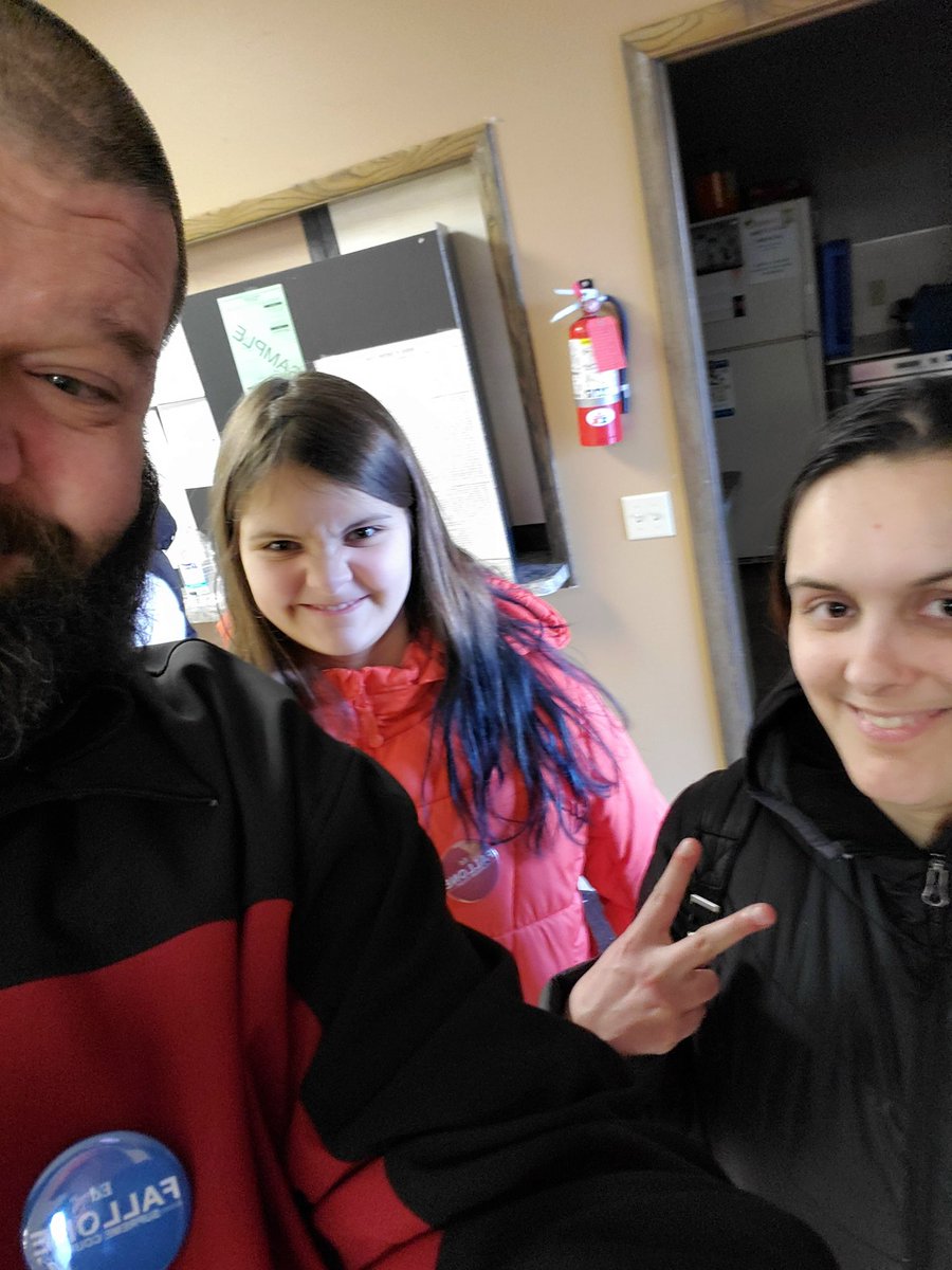 halloffametwig's tweet photo. @Fallone4Justice We voted with fierce tenacity for you today! https://t.co/cJpkK8vUbf