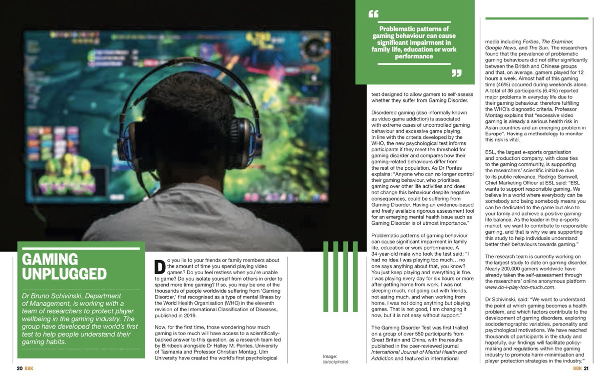 schivinski's tweet photo. Our research with the World Health Organization was featured in BBK official magazine. Full text online: 

https://t.co/AKt9vZ7W7g https://t.co/wOl1tepYJa