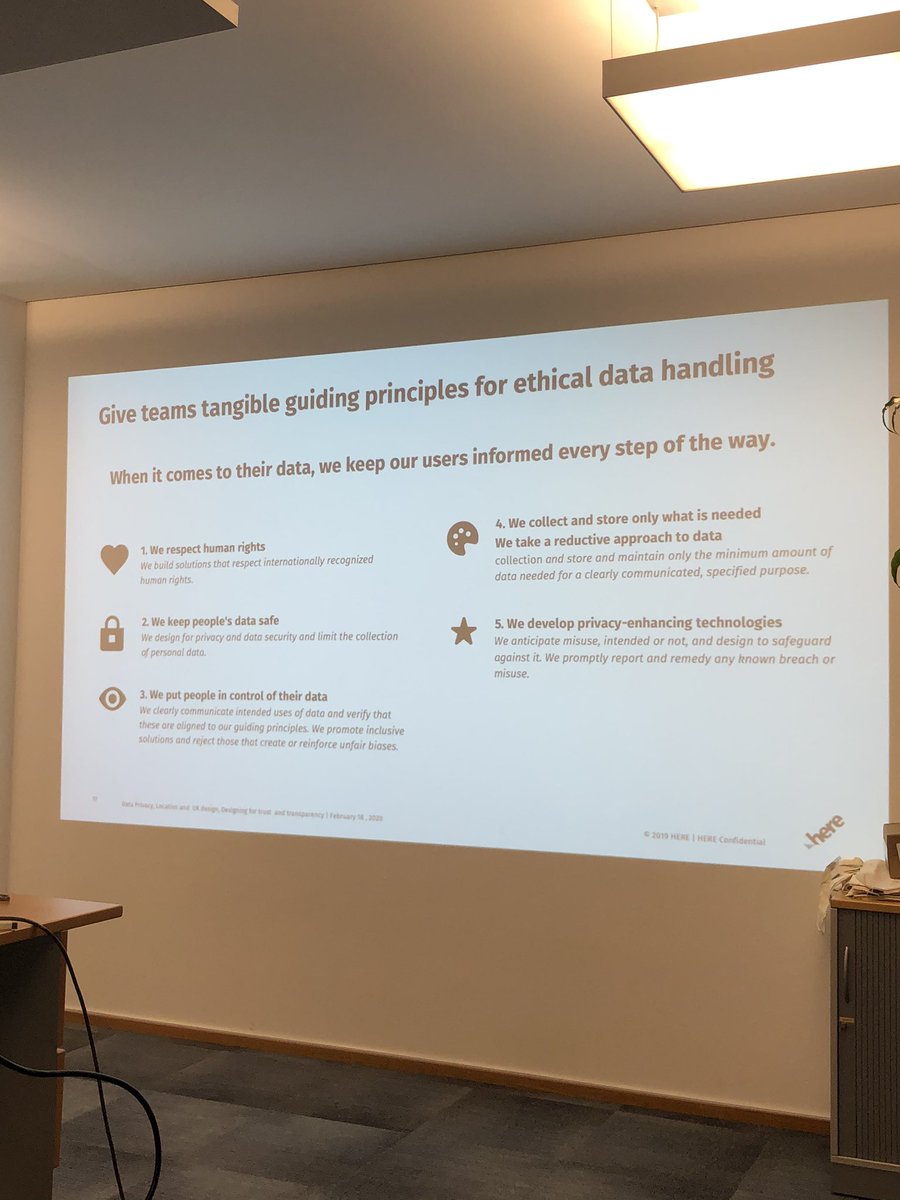 ladiesthatuxBER's tweet photo. apply design principles for ethical data handling #data #privacy #ux #ltuxber @here https://t.co/cIq6fJfDPf