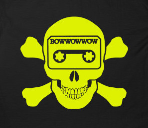 PopFanShop's tweet photo. Check out this awesome #BOWWOWWOW #Cassette #Skull design on @TeePublic! https://t.co/XJv4ZU14ox #MalcolmMclaren #postpunk #newwave #newromantic #Annabella #Iwantcandy #c30c60c90go #punk #jollyroger #80s #gowildinthecountry #doyouwannaholdme https://t.co/tHmpAEj1px