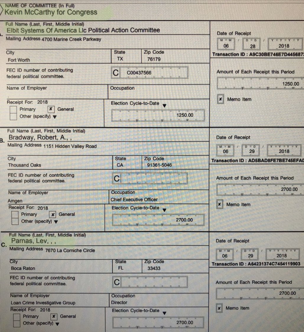 Out5p0ken's tweet photo. @GOPLeader #kLEVin says what after having taking donations / Lev Parnas / Russia/ via Elbit Systems who is one company with a contract to build trumps ego border wall ALSO tell everyone how your family benefitted from a Native American policy of which you’re not. Go on... we’ll wait 🥱 https://t.co/F5mg4WD1I5