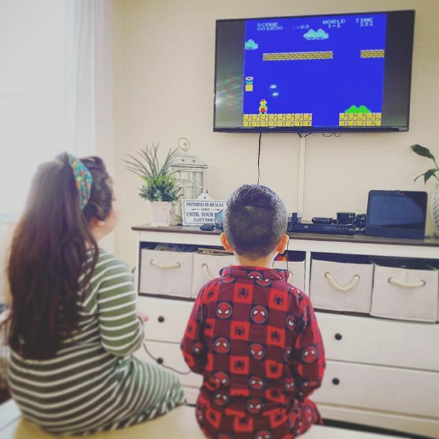 joshfilmo's tweet photo. Oh the memories and now my kids get to understand! 😎🤙🏼 #nintendoclassic #supermariobros #nostalgia https://t.co/ZgEjxTQh5j https://t.co/GRvHPg7ixT