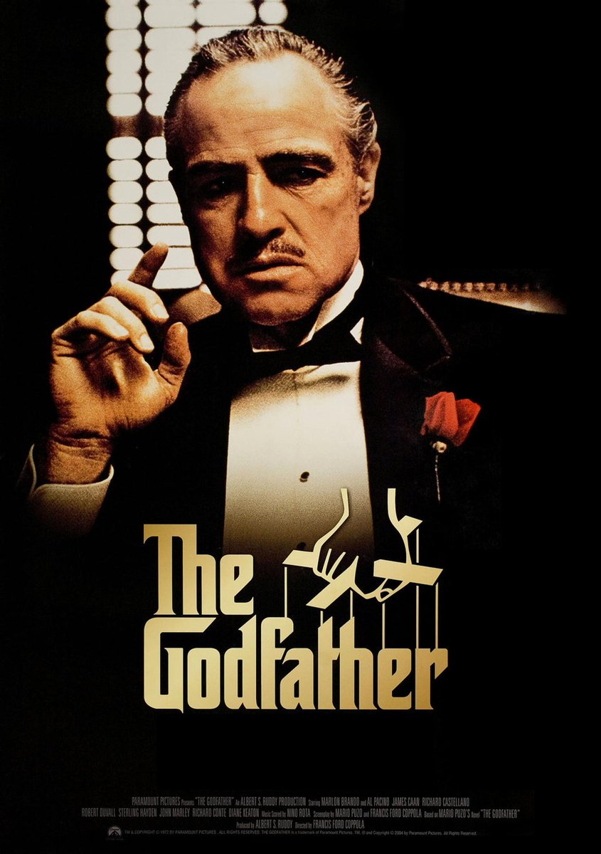 The Godfather. Finally, I have watched it! Took a little time to get interesting but once it was passed the 45min mark I was in. Class movie, loved Al Pacino, and his character development in the movie. Best scene for me Michael arriving in an empty hospital and what follows. 