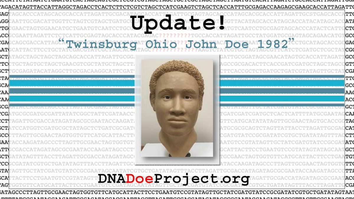 Do you have connections to SC, especially Laurens, Spartanburg &amp; Greenville counties; Brooklyn, New York or Washington, DC? If so, we need your help to give Twinsburg Ohio John Doe back his name. Please upload and #OptIn at #GEDmatch and <a href="/FamilyTreeDNA/">FamilyTreeDNA</a>. facebook.com/DNADoeProject/…
.