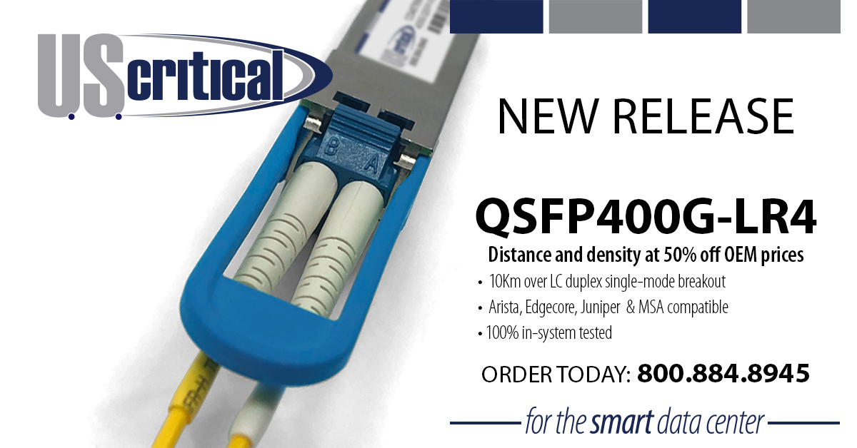 We have released the the QSFP-DD-400G-LR4 #datacenter #400G #QSFP-DD #optics