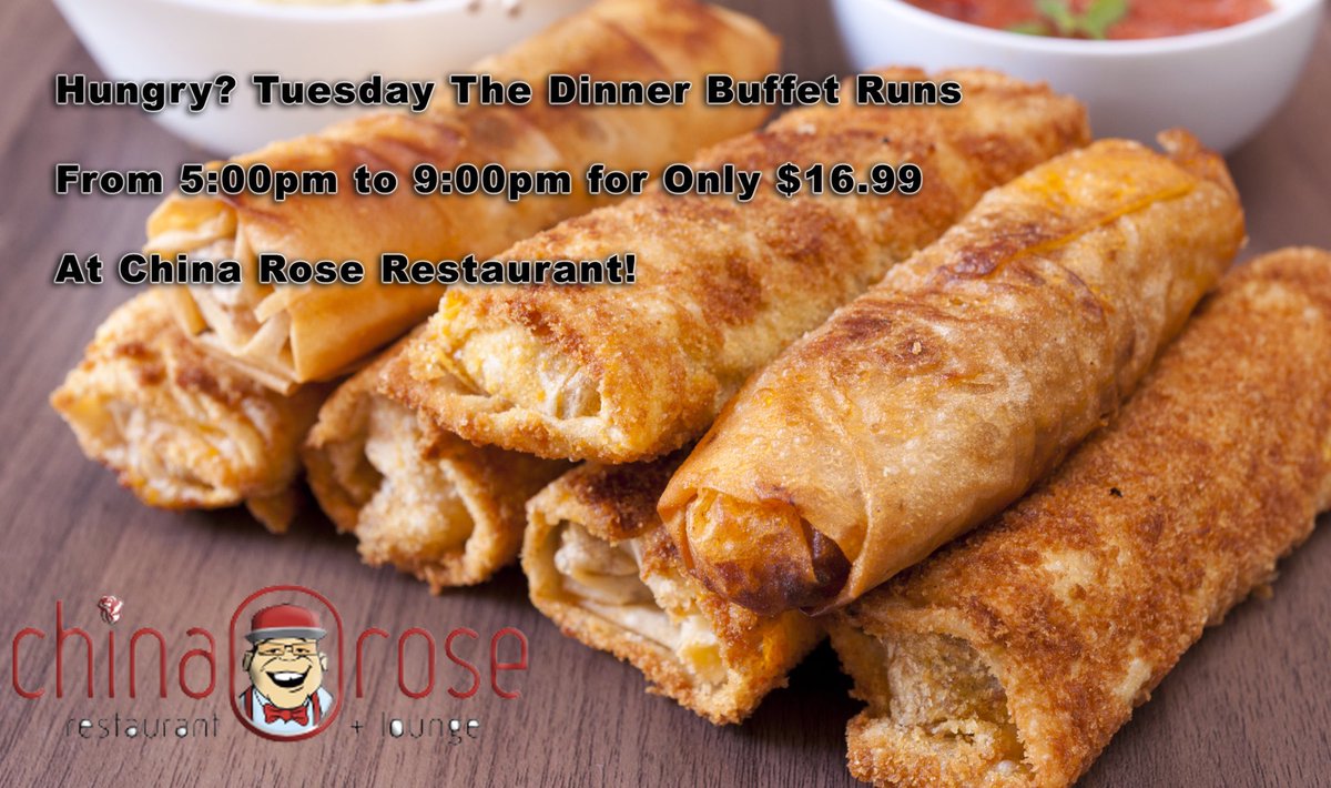 Getting Hungry? Tuesday night #ChinaRoseRestaurant buffet dinner from 5-9.

#Chinaroseyyc #yyceats #chinesefood #bestchinesefoodinyyc #calgary #calgaryeats #yyc