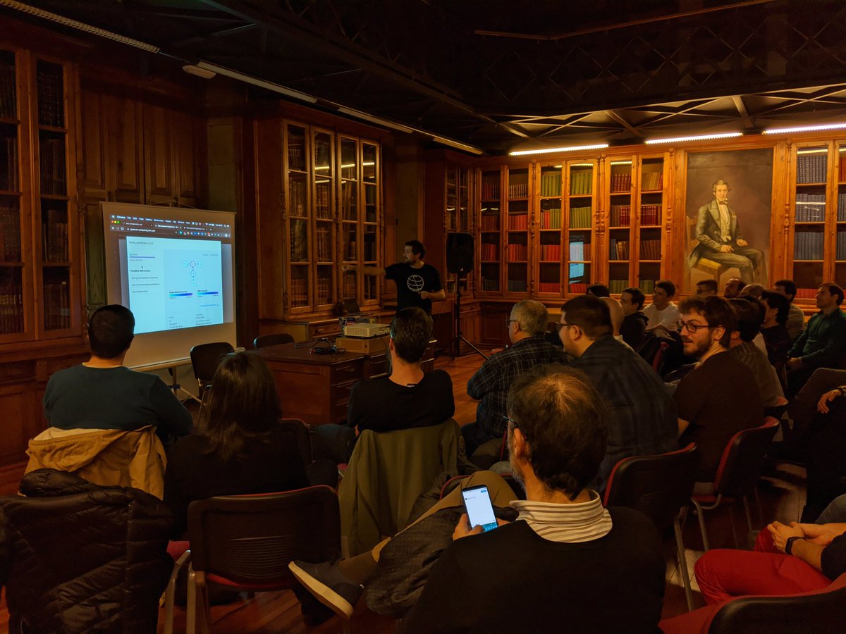 GDG Vigo (@gdgvigo) on Twitter photo Empezamos la charla de <a href="/toniousli/">Toni Martinez</a> sobre Vue y como lo utilizaron en la plataforma de Quantum Computing de IBM Research. #GDGSpain Empezamos la charla de <a href="/toniousli/">Toni Martinez</a> sobre Vue y como lo utilizaron en la plataforma de Quantum Computing de IBM Research. #GDGSpain