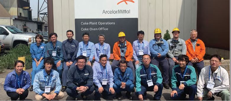 FosbelInc's tweet photo. Kudos to Marisa Ikegami who helped 12 cokemaking specialists of The Iron &amp; Steel Institute of Japan (ISIJ) on a tour of cokemaking plants in the NA Great Lakes Steel Belt. ISIJ will host select AIST members in 2020 on a tour of Japan's plants, undoubtedly a highlight for all! https://t.co/WlVs2pxG47