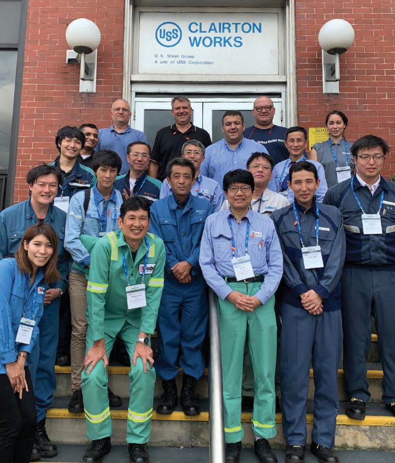FosbelInc's tweet photo. Kudos to Marisa Ikegami who helped 12 cokemaking specialists of The Iron &amp; Steel Institute of Japan (ISIJ) on a tour of cokemaking plants in the NA Great Lakes Steel Belt. ISIJ will host select AIST members in 2020 on a tour of Japan's plants, undoubtedly a highlight for all! https://t.co/WlVs2pxG47