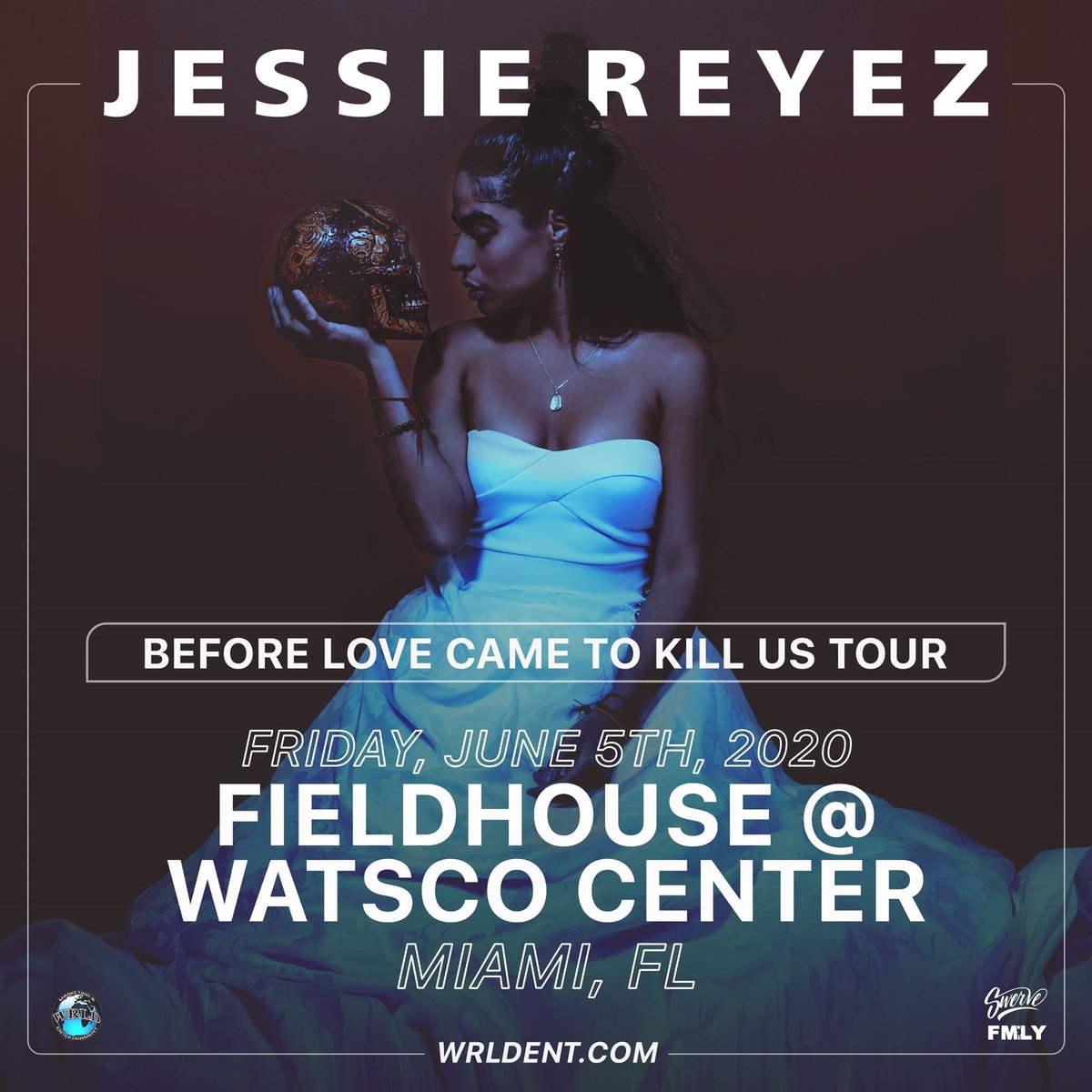kingchachiii's tweet photo. ๐นJUST ANNOUNCED ๐น
@JessieReyez is coming to Miami for the Before Love Came To Kill Us Tour is at the Fieldhouse at Watsco Center June 5th.
Tickets on sale Friday.
#WhereWRLDsCollide https://t.co/hNsac5eZSW
