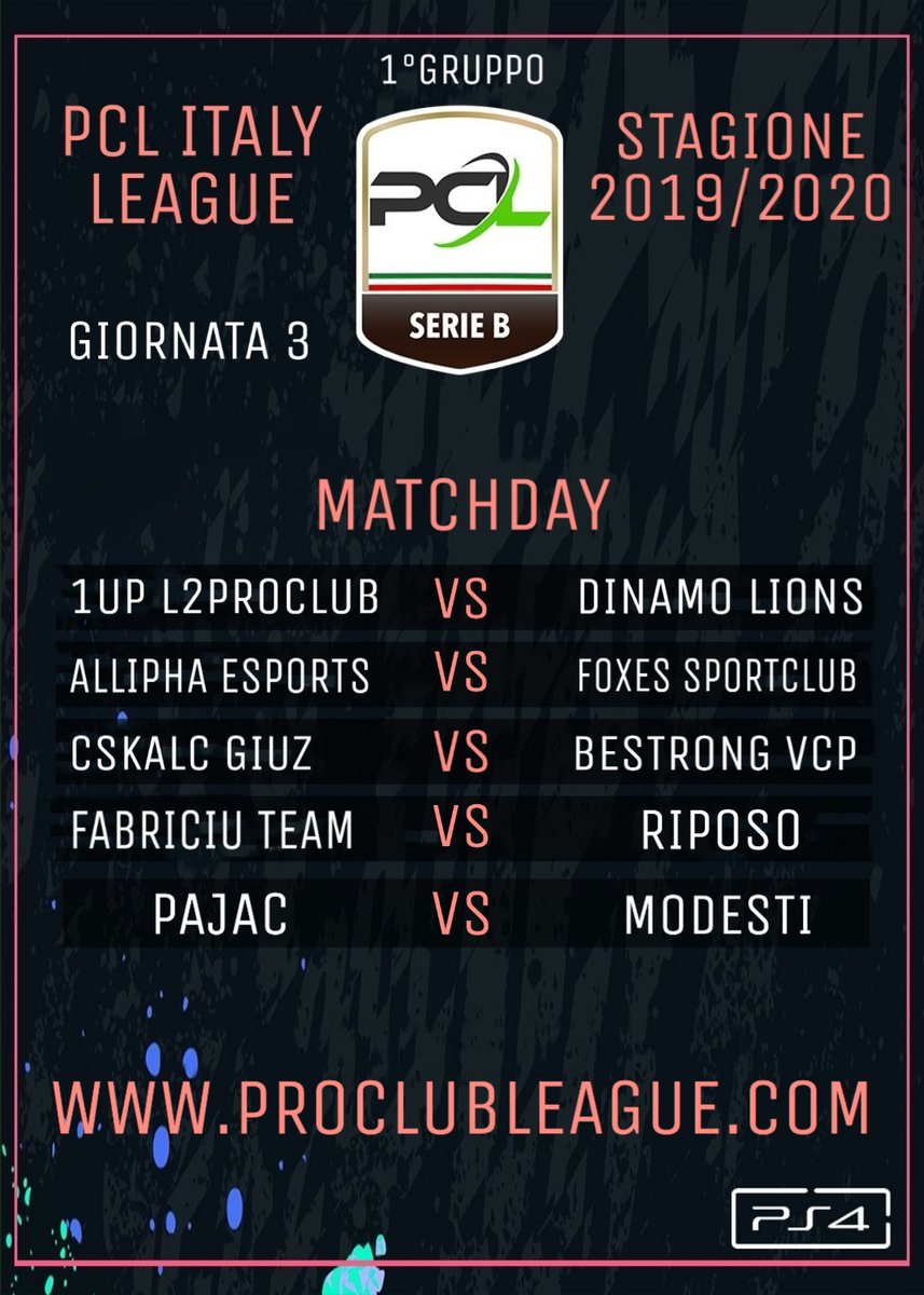 PCL Italy tweet media