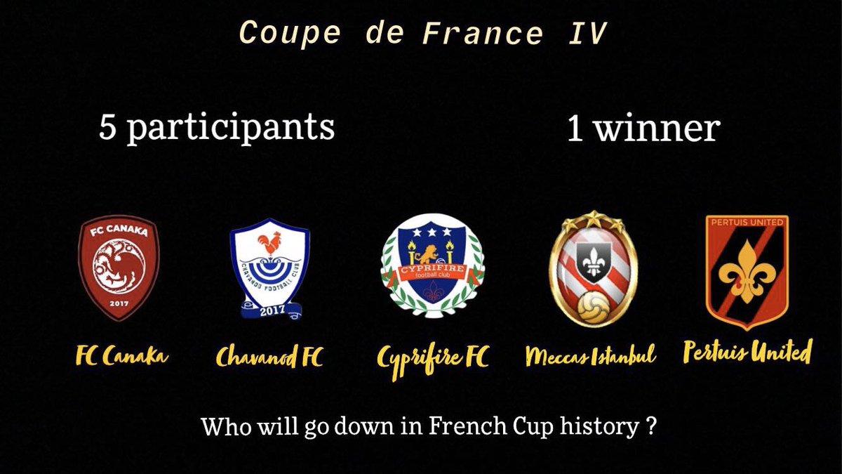 fff_top's tweet photo. 🏆 Coupe de France IV 🏆

Here are the results of the third day of the #CDF11

Once a close and legendary game, the meeting between @ChavanodFC and @PertuisUTD now always turns to the advantage of Chavanod FC.

The MVP of the last edition, Matõs 🇵🇹, signed a hat-trick.

#FFF11 https://t.co/RbqM3gQaFO