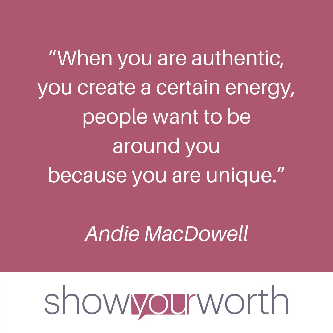 ShowYourWorth's tweet photo. Being authentic makes you unique. https://t.co/am8hgNLb6X
