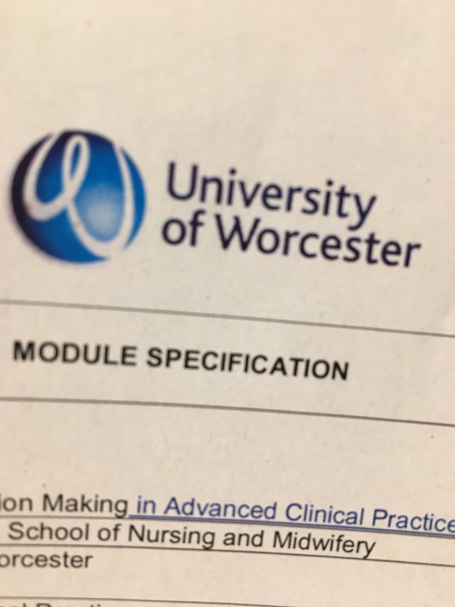 garside_jenny's tweet photo. Enjoyed teaching on the Complex Decision Making in Advanced Clinical Practice module today - creating great educational links @donnak71 @GaskinKerry @JackieE98151429 @M_J_Hopkins @marshaj1772 https://t.co/hKhKLEUEwB
