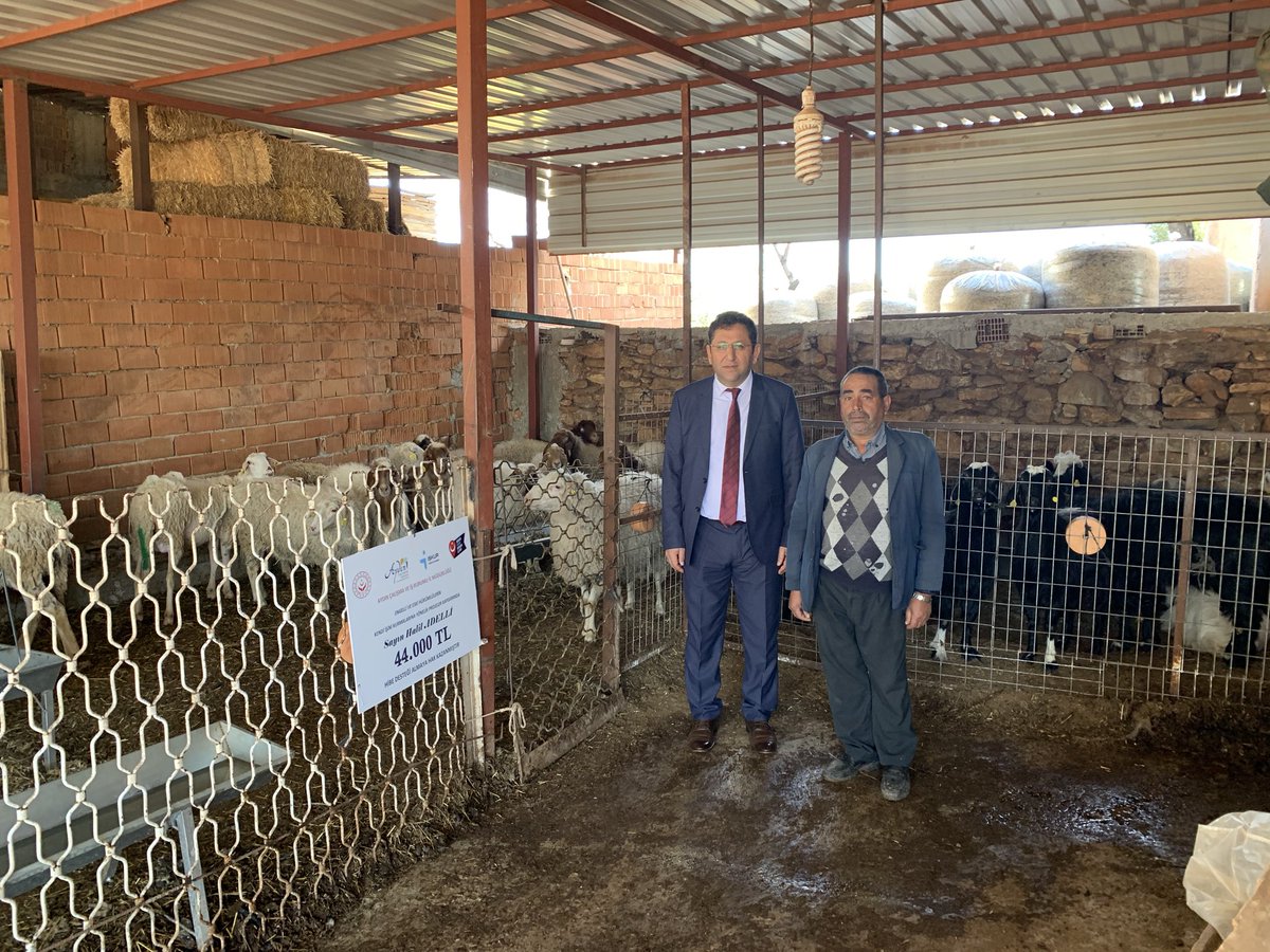 iskur_n's tweet photo. Aydın Çalışma ve İş Kurumu İl Müdürü Rahmi Terzi, Karacasu ilçesinde, eski hükümlü ve  engellilere kendi işlerini kurmalarına yönelik proje kapsamında hibe almaya hak kazanıp hayvancılık yapmaya başlayan vatandaşlarımızı ziyaret etti. https://t.co/bHlP48uFXH