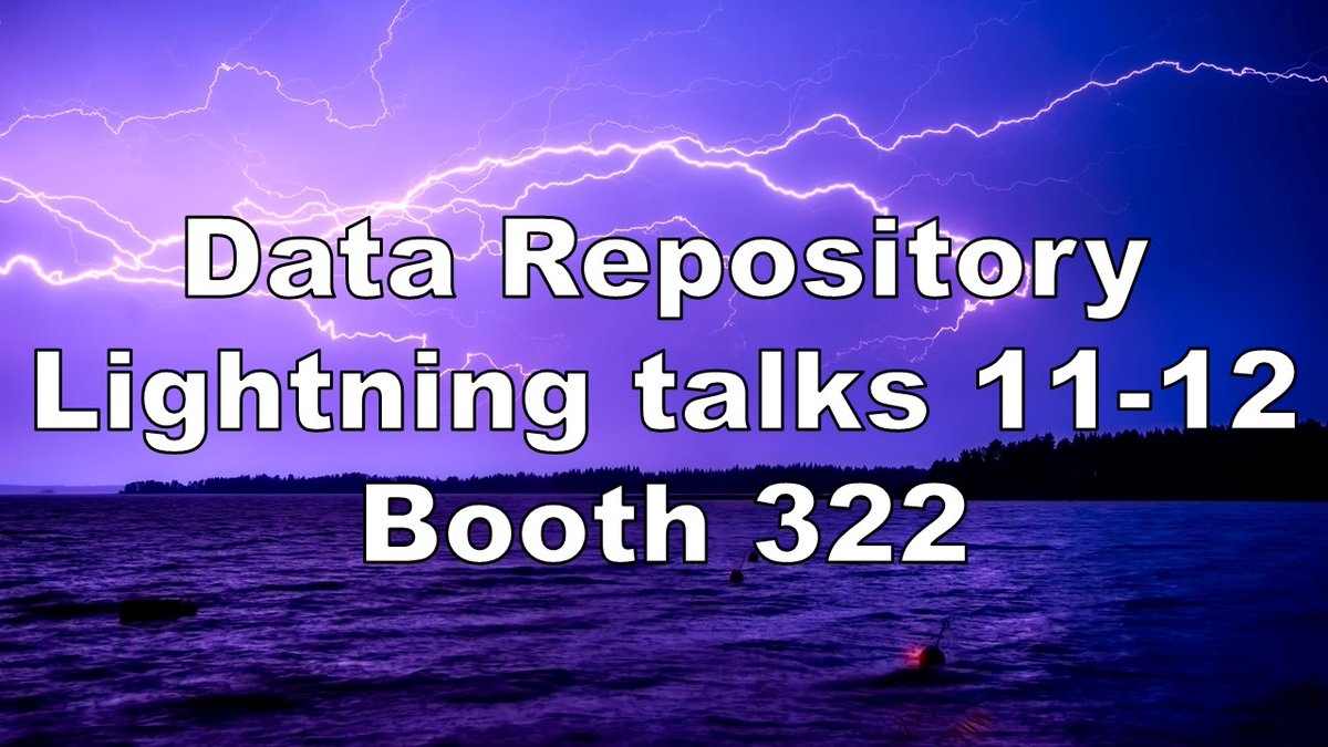 ESIPfed's tweet photo. Cue the lightning & the thunder, it's time for some #EPIC #Data Repository talks! 11-12 #Booth322 @drthevic @seabed2020 @biddle_mathew @BCODMO #KarenStocks #SteveDiggs @Scripps_Ocean #ChrisOlson @R2Rdata #JessicaHausman @podaac #OSM20 https://t.co/1UGTJV5ckT