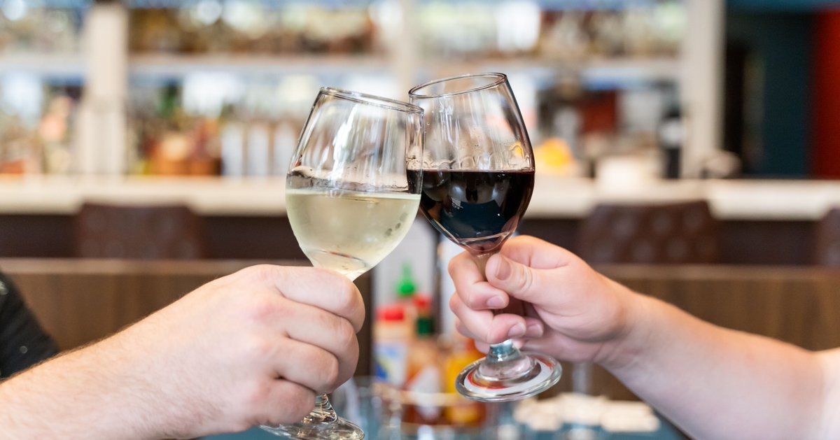 Wine Day?! Mention the national holiday to your server for happy hour price wine all day. #wineday #isthattheredorthewhite #ogpdx #happyhourwine