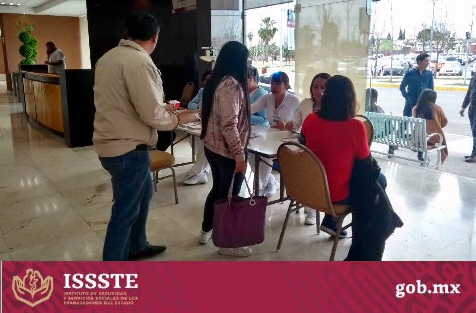 ChihuahuaIssste's tweet photo. El pasado 16 de febrero la Clínica de Medicina Familiar Chihuahua apoyó la reunión estatal que convoco la Secretaria de Bienestar brindando servicios de promoción y prevención a la salud como detección oportuna de enfermedades #ISSSTEContigo https://t.co/Dr6ZWcMTGa