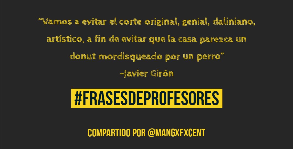 VdeVigueta's tweet photo. #frasesdeprofesores #vdevigueta #arquihumor #ETSAM #arquitectura https://t.co/xGWcnY6bTF