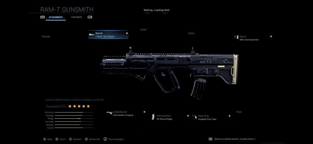 studank's tweet image. CoD Cliff Note #4
Great class set up for the RAM-7. Takes time to unlock, but the gun slaps. #CallofDuty #CODMW #CoDtips #CoDhelp #ModernWarfare