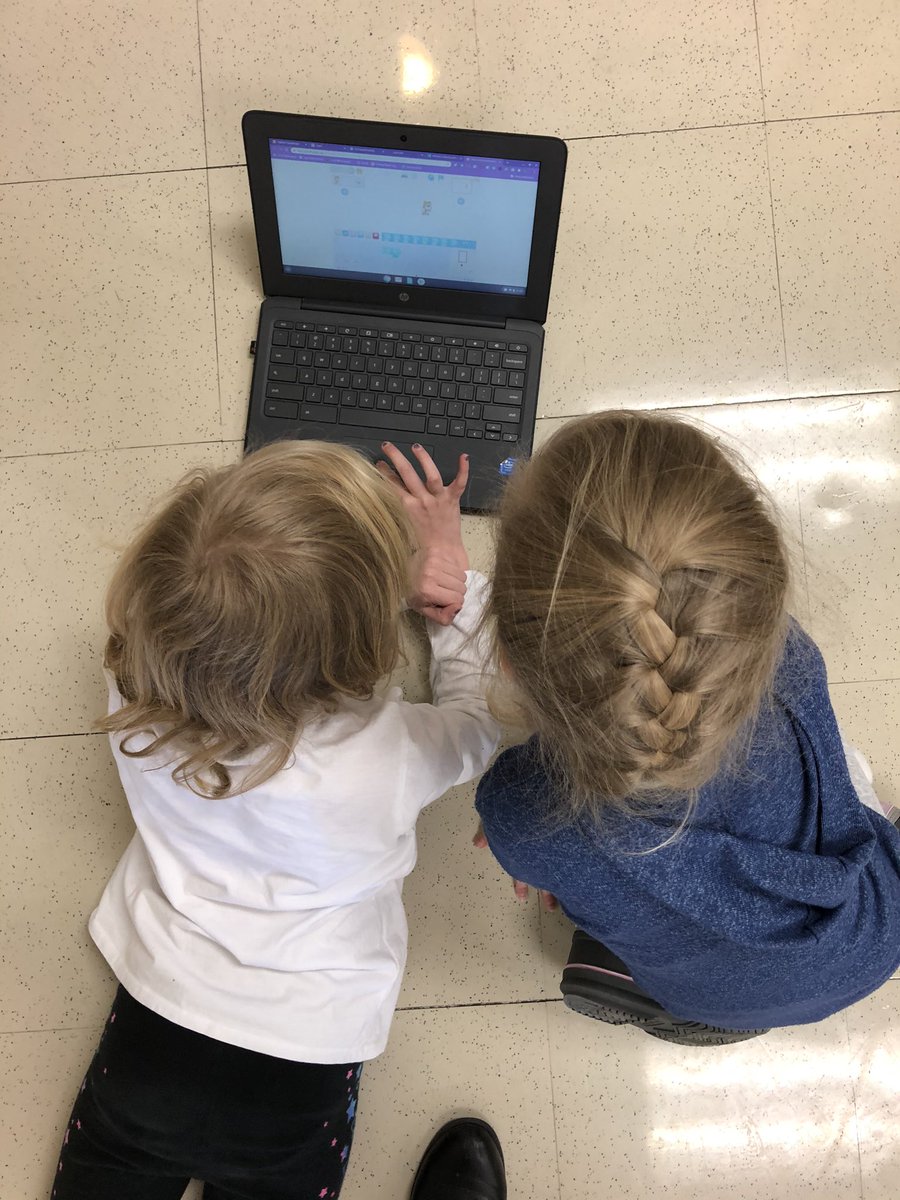 MrsHassels158's tweet photo. We are a go for pair programming! Driver and navigator are all set. Time to do some computer programming on Scratch Jr. @ChesakCheetahs #explore158 #followTHEIRlead https://t.co/MjtIEyXo9L