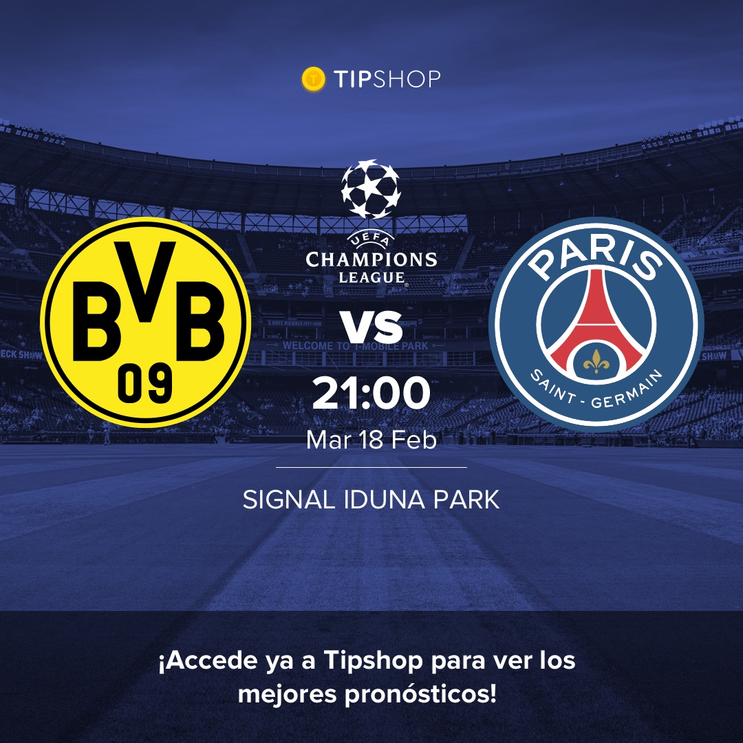Tipshop_app's tweet photo. 👉🏻Descubre las mejores apuestas para el partidazo de champions entre Borussia y PSG en Tipshop ¡No te las pierdas!⁠ ⚽⁠
⁠
⁠
#apuestasdeportivas #apuestas #tipsters #tipster #pronosticosdeportivos #champions #championsleague https://t.co/8dA2jUE7ME