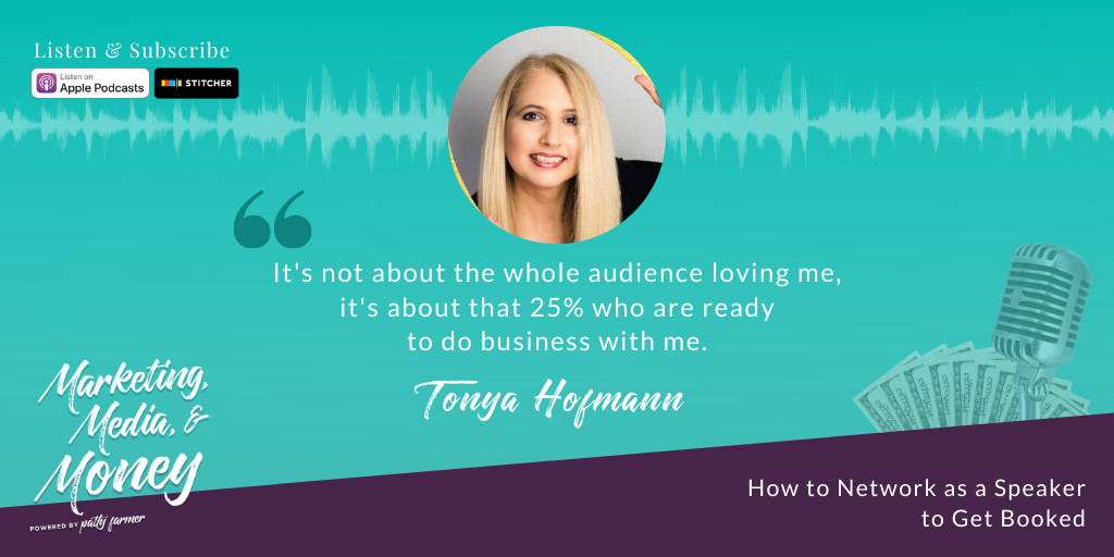 M3MagAndPodcast's tweet photo. "It's not about the whole audience loving me. It's about that 25% who are ready to do business with me." ~ Tonya Hofmann @tonyahofmann

How to Network as a Speaker to Get Booked
Enjoy listening >> https://t.co/xXaAZVemn6

#M3Podcast #successquote https://t.co/i3HoNnIHv7