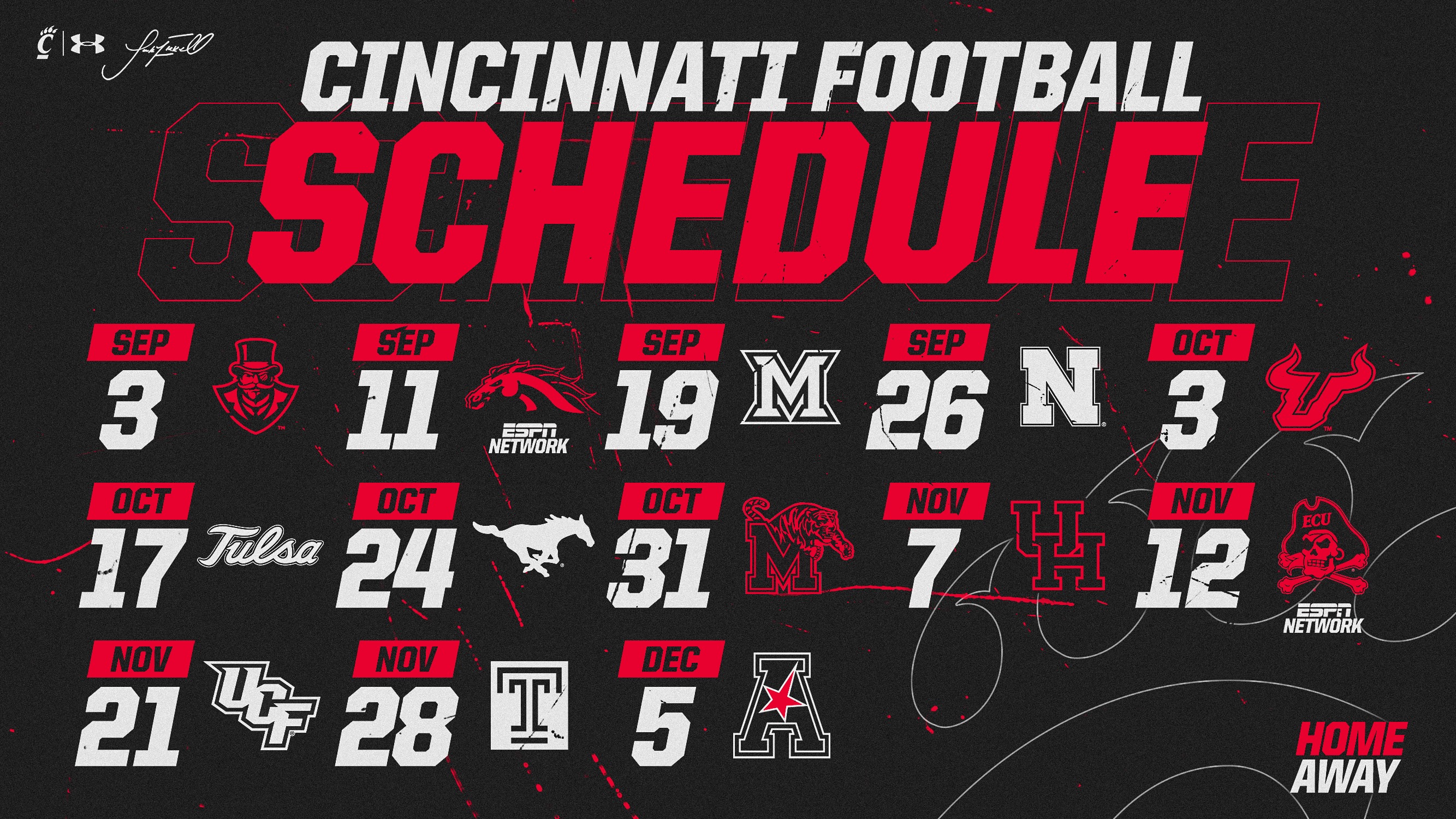 Cincinnati Football on X SCHEDULE RELEASE Update your calendars the 2020 Bearcats football schedule is https t cEGLbyZrwa Get your Renewal https t 2hDuYV2CyL Deposit https t Ebcq1wYYlT https ...