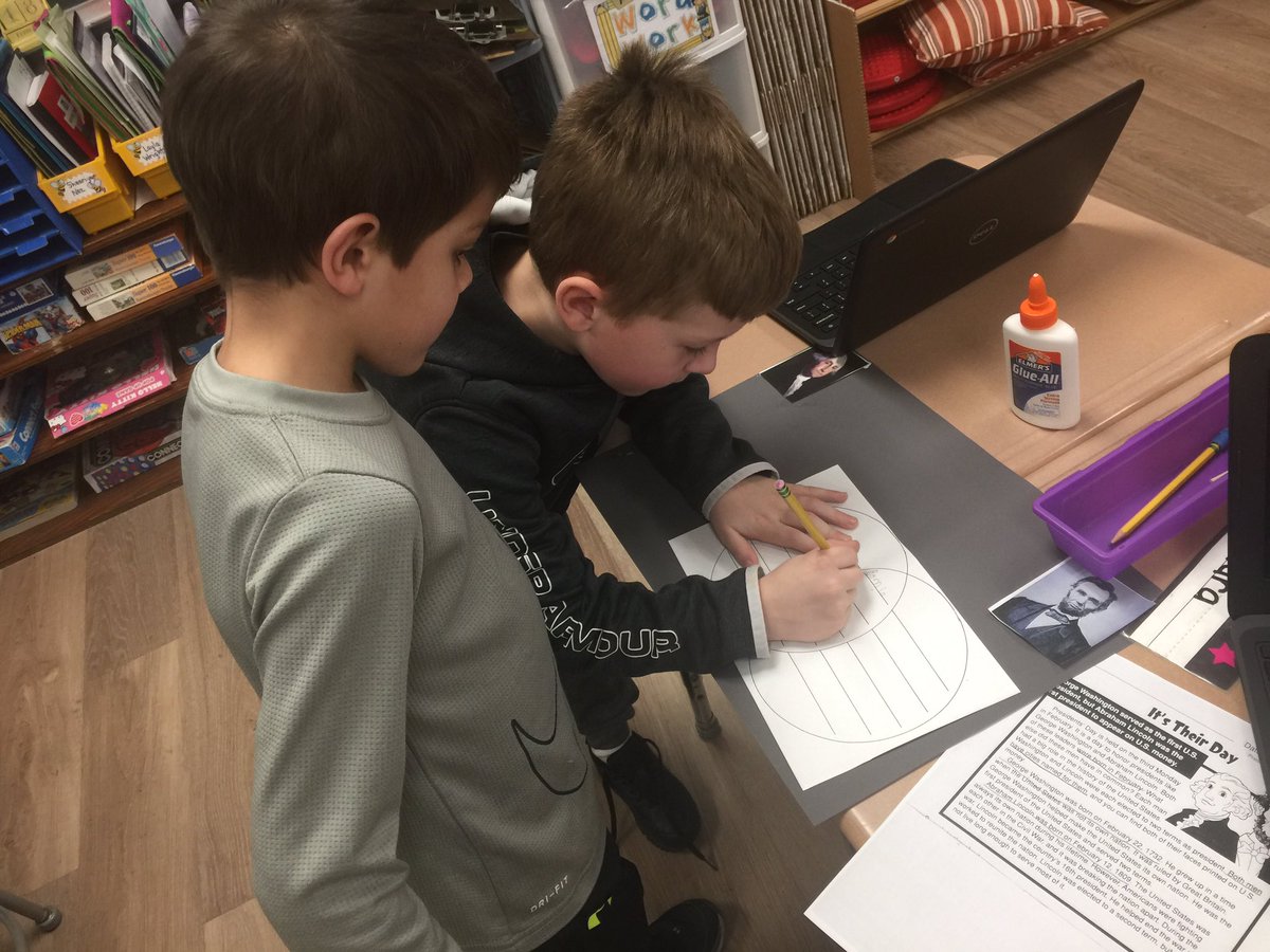 mrsramus's tweet photo. Working collaboratively to learn about our 2 most famous presidents #parkavepride https://t.co/NN4uKGzJGE
