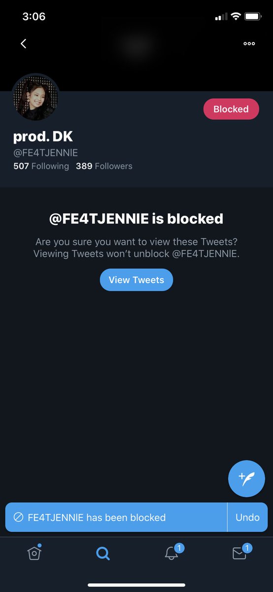 _minomalist's tweet photo. @smh93_ She changed her @ to FE4TJENNIE https://t.co/4W7F7ofvlP
