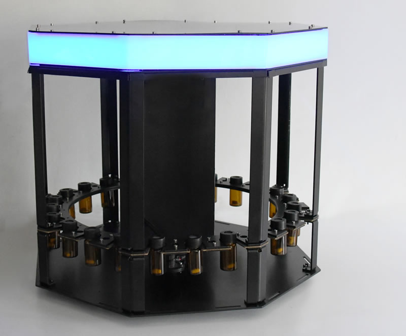 CORALmagazine's tweet photo. The #ReefBot Pro, unveiled by @Reefkinetics at MACNA 2019, is shipping in April 2020. The device automates the testing of reef aquarium water, holding 21 vials, and is compatible with a wide range of readily available reef aquarium test kits. Learn more:
https://t.co/ulneK5fPYb https://t.co/4Vo1jktBIB