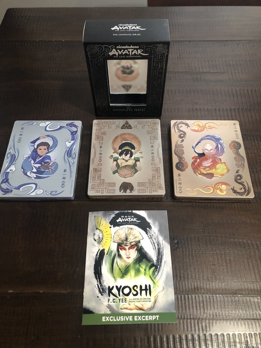 getFANDOM's tweet image. 🚨Giveaway🚨

RETWEET and FOLLOW @getFandom for a chance to win a copy of the new 15th Anniversary ‘Avatar: The Last Airbender’ Complete Series Steelbook